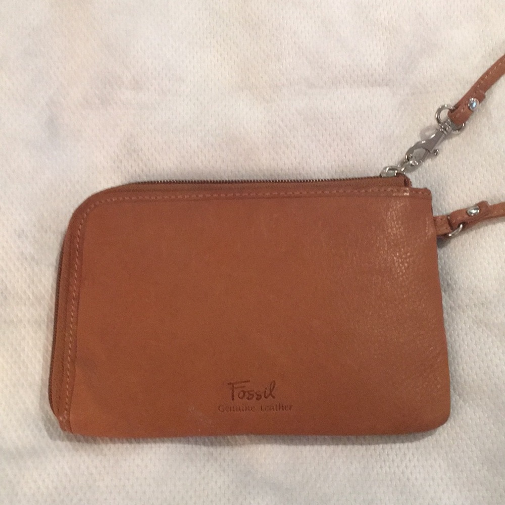 Fossil Patchwork Leather Wristlet - image 2